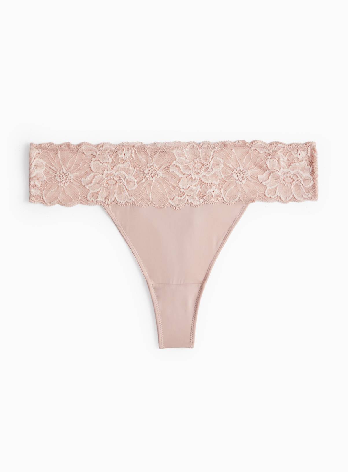 Mink Floral Lace Thong 10 - Image 2